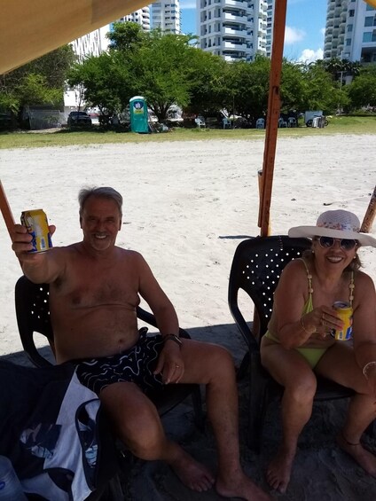 Picture 13 for Activity Cartagena: SUN TENT and CHAIRS on the Castillogrande beach 2
