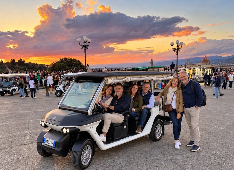 Picture 1 for Activity Florence Golf Cart Tour of the Hills and Piazzale Michelangelo 2
