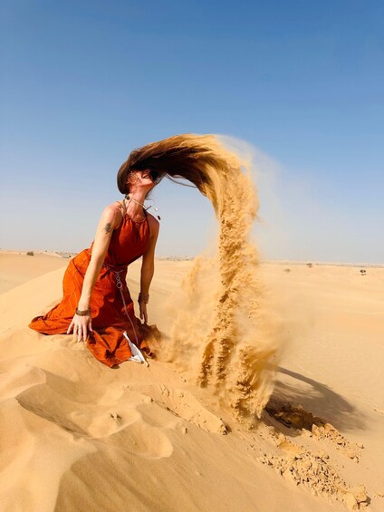 Picture 5 for Activity Abu Dhabi: Magical 4x4 Desert Tour with BBQ & Sandboarding 1