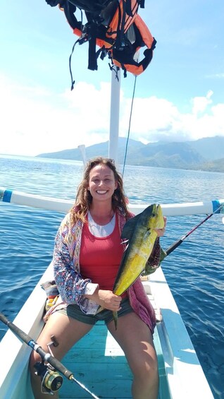 Picture 7 for Activity Amed: Private Sunrise or Sunset Fishing Adventure 2