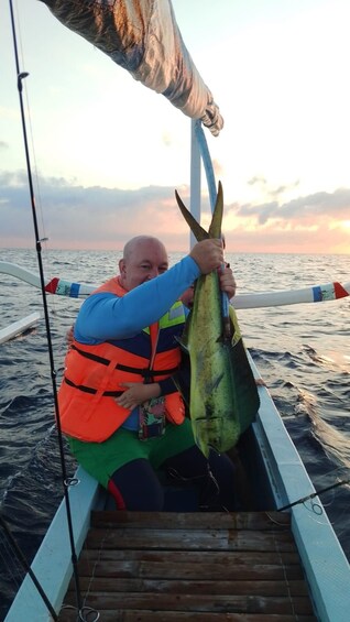 Picture 11 for Activity Amed: Private Sunrise or Sunset Fishing Adventure 4
