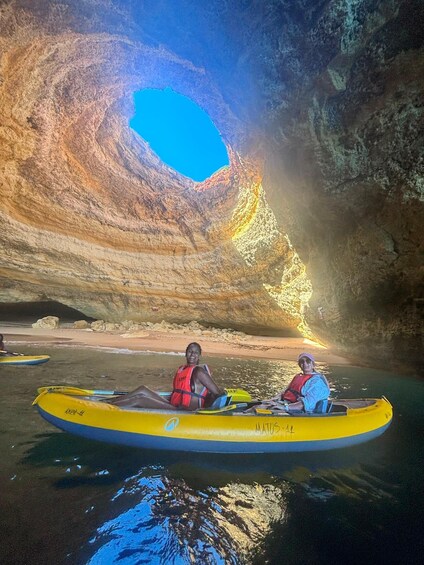 Picture 15 for Activity Benagil Cave: Guided Kayak Tour with Caves and Cliffs 2