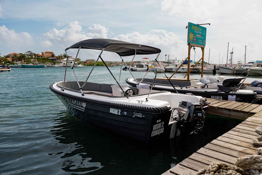 Picture 6 for Activity Curaçao: Self-Drive Boat Rental with Optional Snorkeling 4
