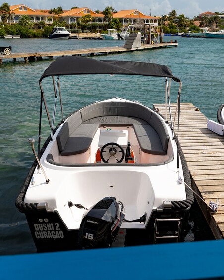 Picture 7 for Activity Curaçao: Self-Drive Boat Rental with Optional Snorkeling 2