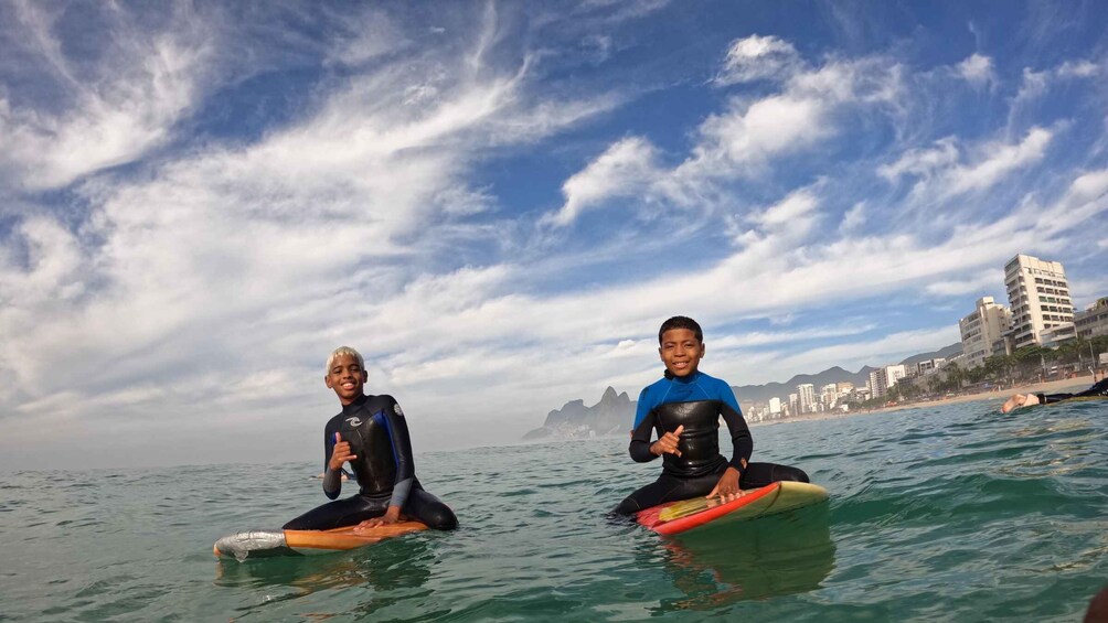 Picture 39 for Activity Surfing lessons: at Arpoador in Ipanema. 2