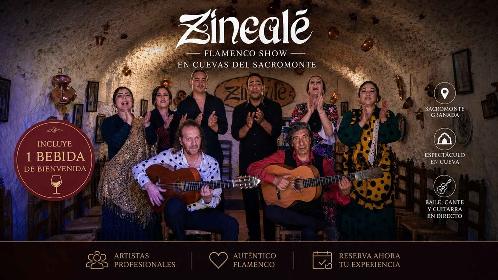 Picture 1 for Activity Granada: Sacromonte Cave Flamenco Show with Welcome Drink 2