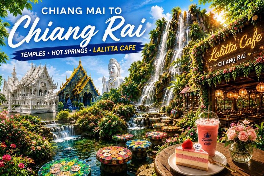 Chiangmai to Chiangrai: Temples, Hot Springs & Lalitta Cafe 1