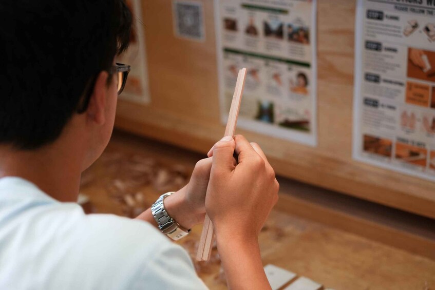 Picture 9 for Activity Tokyo: Chopstick Making Workshop with Engraving Option 3