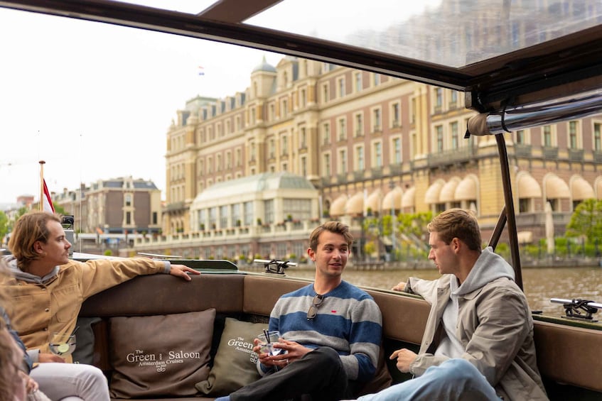 Amsterdam: Covered Heated Canal Cruise with Bitterballen 1