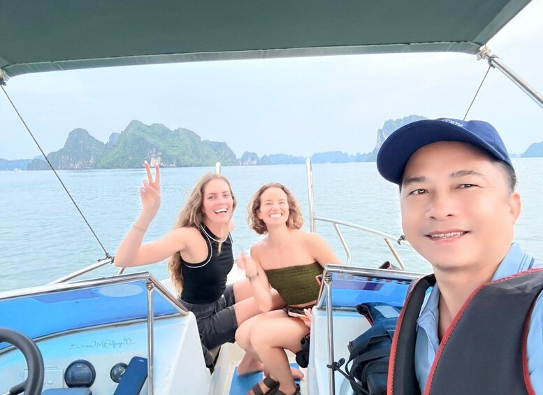 Picture 24 for Activity Halong Bay 2-Hour Private Speedboat to Hidden Gems 3