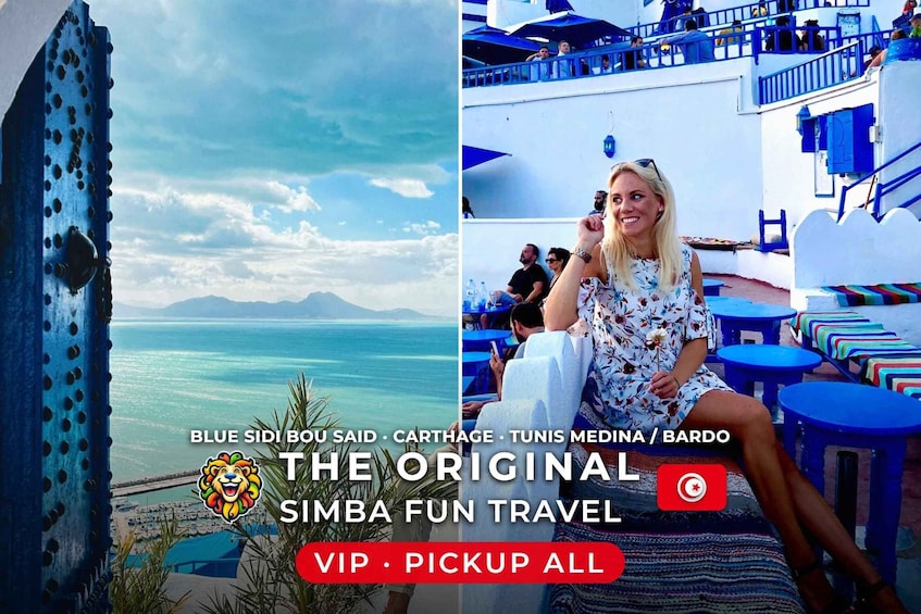 Fun VIP Tunis Medina/Bardo, Sidi Bou Said & Carthage +Pickup 1