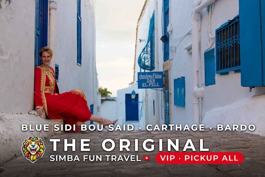 Fun VIP Tunis Medina/Bardo, Sidi Bou Said & Carthage +Pickup 1