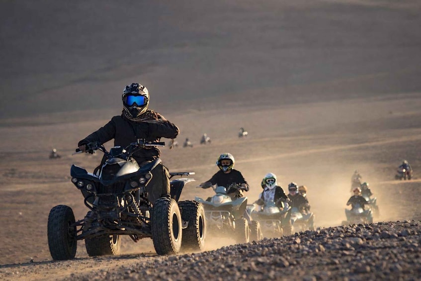 Marrakech: Agafay Desert Sunset Camel Ride, Quad & Dinner 1