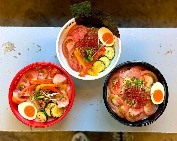 Picture 2 for Activity Tokyo: Shibuya Ramen Class: Make Tonkotsu, Shoyu & Miso 2