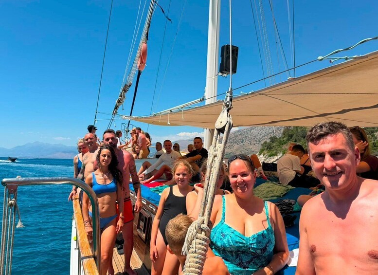 Picture 12 for Activity Saranda: Luxury Yacht Tour to Kroreza, Kakome & Turtle Cave 2