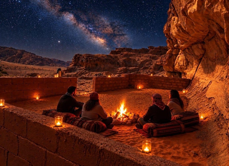 Wadi Rum: Full-Day Jeep Tour with Overnight and 3 Meals 1