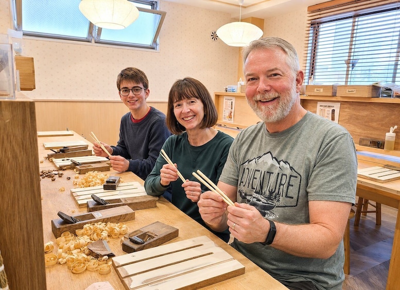 Picture 2 for Activity Tokyo: Shinjuku Chopstick Making Class 3