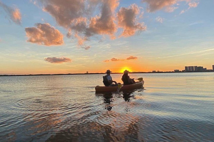 Kayak adventure through Laguna Nichupté in Cancun 2