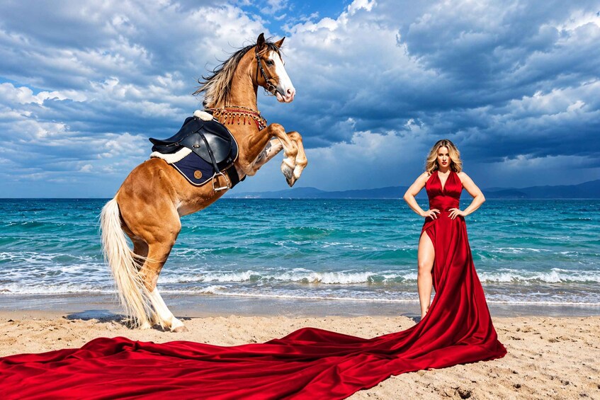 Picture 5 for Activity Hurghada: Desert & Sea Horse Riding Tour w/Optional Swimming 5