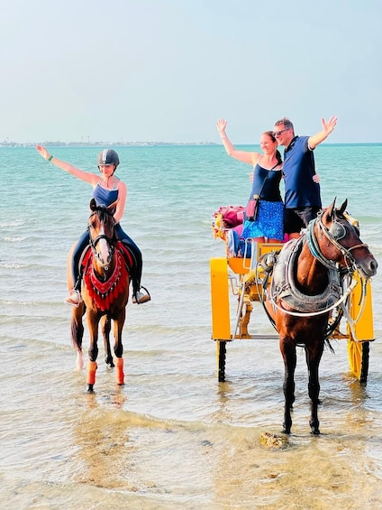 Picture 4 for Activity Hurghada: Desert & Sea Horse Riding Tour w/Optional Swimming 4