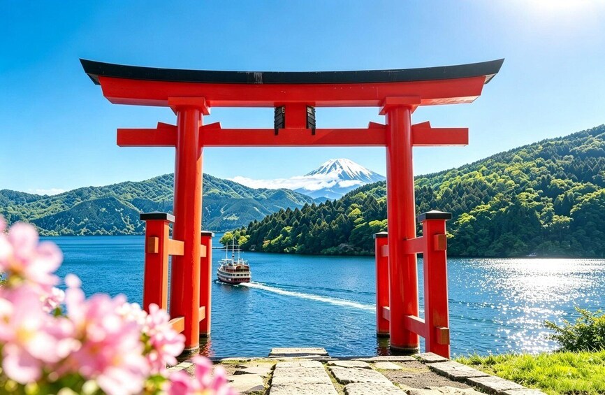 Mt. Fuji, Hakone & Arakura Pagoda Day Tour from Tokyo 1