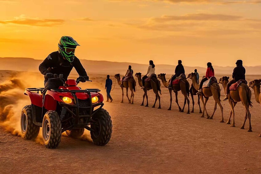 Picture 1 for Activity Agadir: Desert Quad & Camel Ride with Tea in a Berber Tent 3