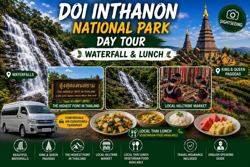 Picture 6 for Activity Doi Inthanon National Park Day Tour & Waterfall & Lunch 2