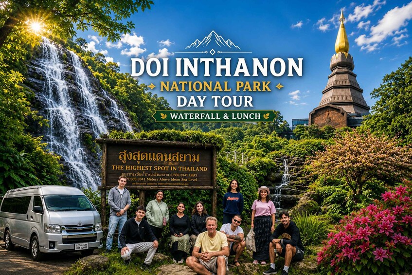 Picture 3 for Activity Doi Inthanon National Park Day Tour, Waterfall & Pagodas 2