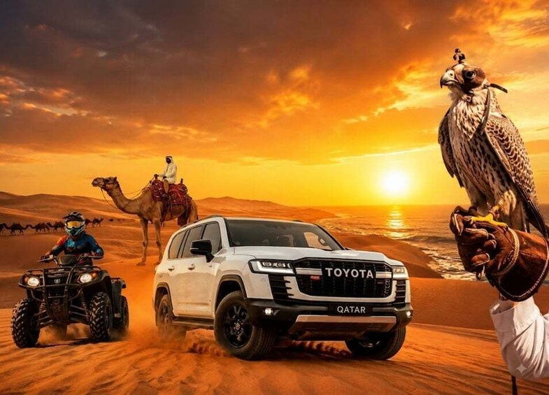 Qatar: Desert Safari, Camel Ride, Inland sea, Sandboarding 2