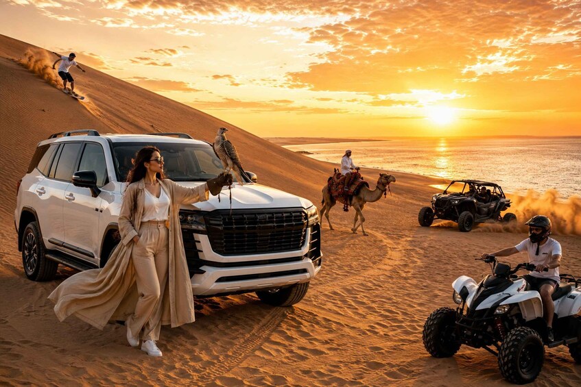 Qatar: Desert Safari, Camel Ride, Inland sea, Sandboarding 2