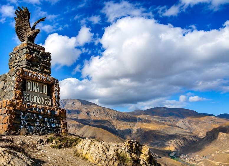 From Baku: Khinalig Tour,Pink Lake,Eagle Peak –No Extra Fees 1