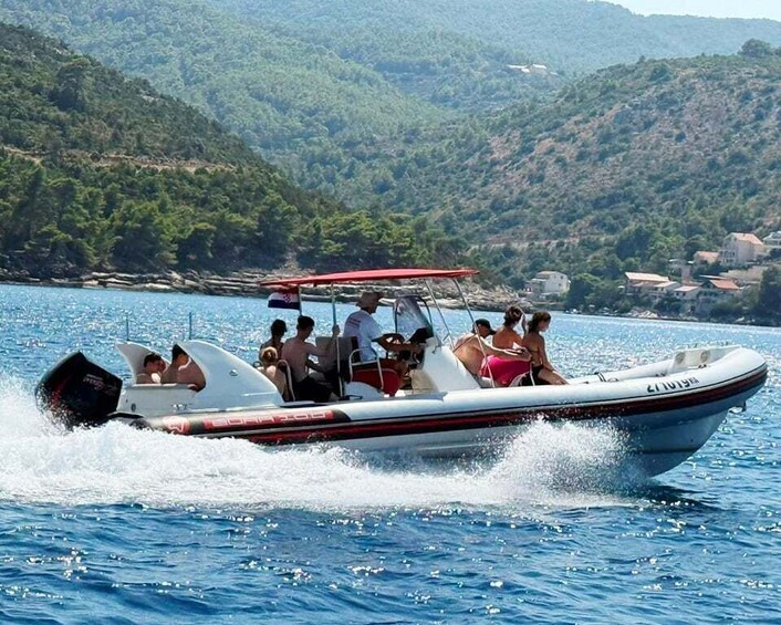 Picture 2 for Activity Makarska: 3-island Speedboat, Cave, Blue Lagoon, Brač 2