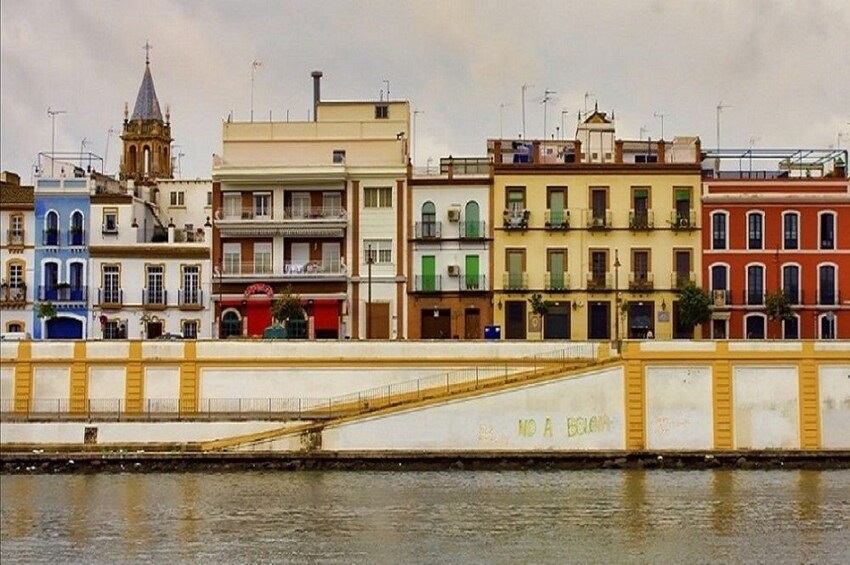 Day view of buildings in Triana, Seville