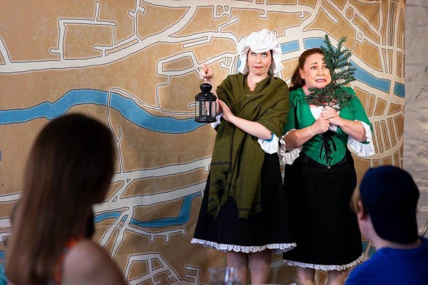 a live scene from our Comedic dinner theatre experience 3