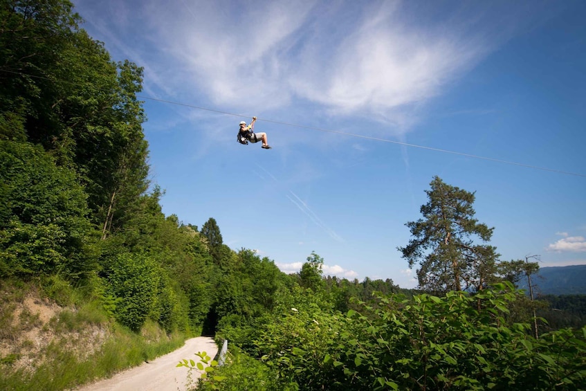Picture 2 for Activity Bled: Europe's Longest Zipline Adventure over Dolinka River 2