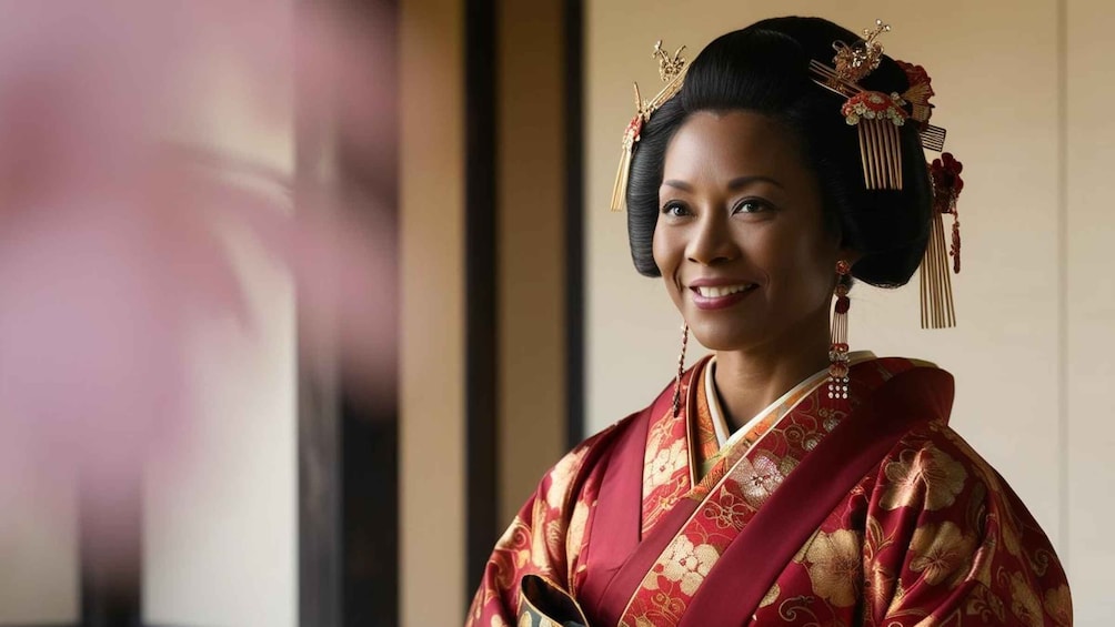 Picture 51 for Activity Yokohama: Japanese Nail and Hair Up makeup Kimono rental 4