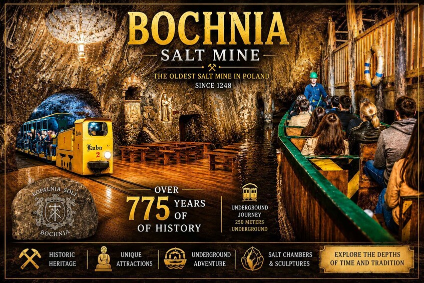 Krakow: UNESCO Bochnia Salt Mine & Underground Boat Ride 2