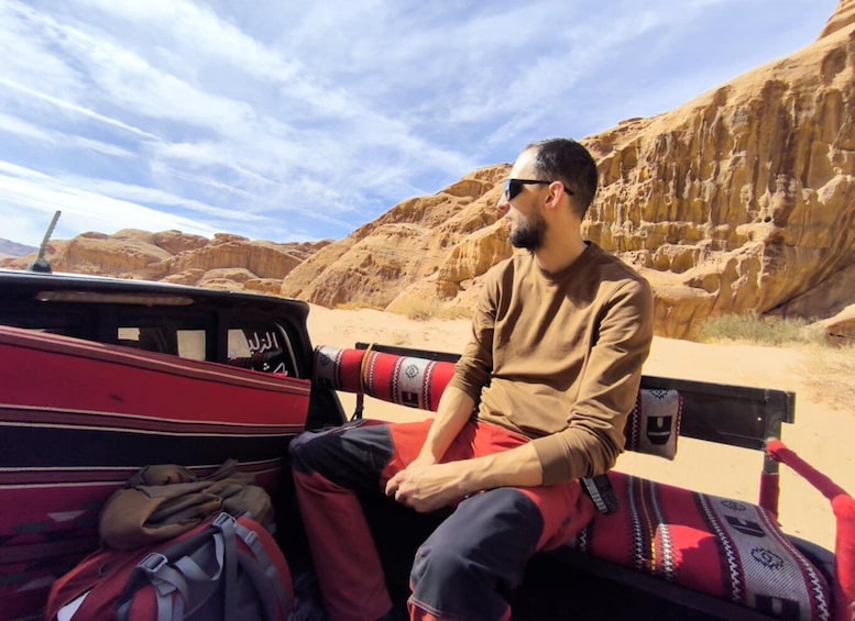 Picture 1 for Activity Wadi Rum: Camel Ride with tea and Bedouin Guide 3