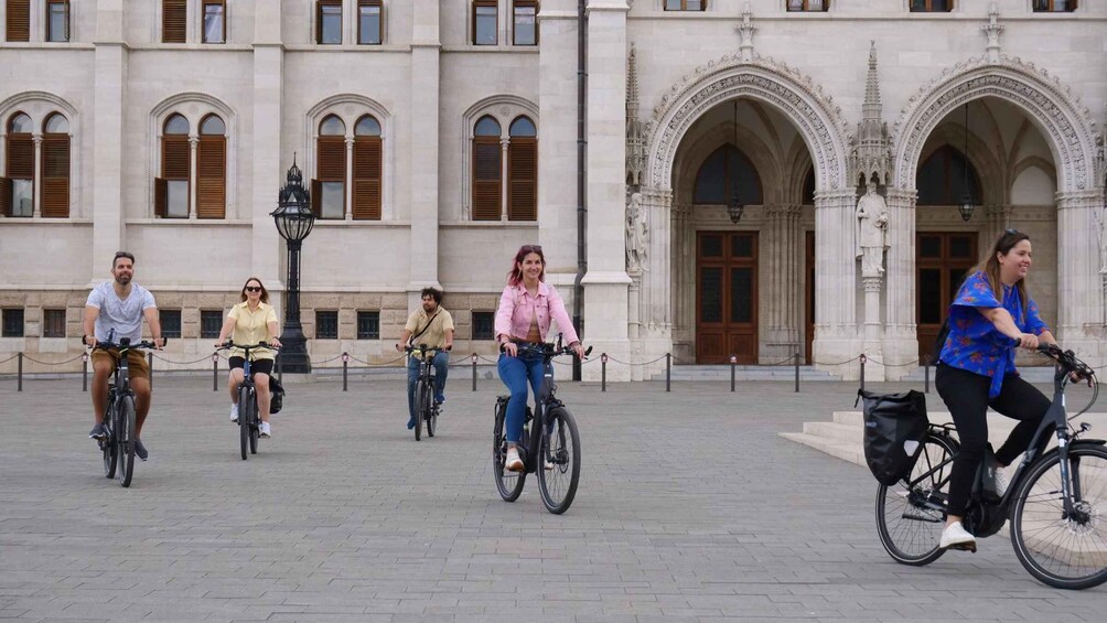 Picture 12 for Activity Budapest Hidden Gems Bike Tour: Mini Statues & Views 2