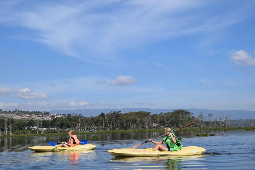 Picture 4 for Activity Lake Naivasha Tour: Kayak, Bike & Hike Through Hell's Gate! 1
