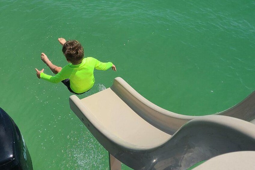 Fun ride down the slide! 5