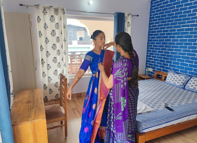 Picture 2 for Activity Rishikesh: Indian Saree Draping Workshop with Photography 2