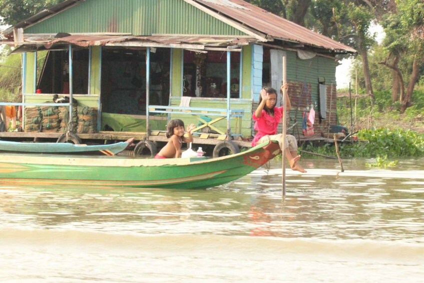 Picture 5 for Activity Siem Reap: Jeep, Cycling, and Floating Village Adventure 3