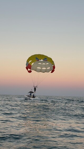 Muscat: Parasailing in Al Mouj Marina 1