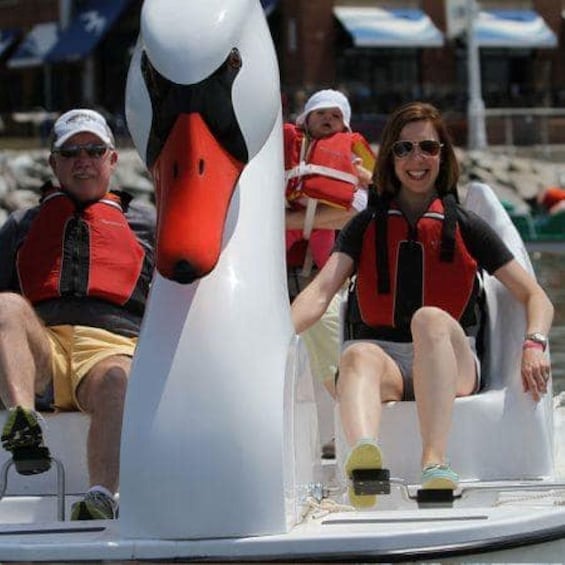 Picture 2 for Activity Natick: Lake Cochituate Pedal Boat Rental 2