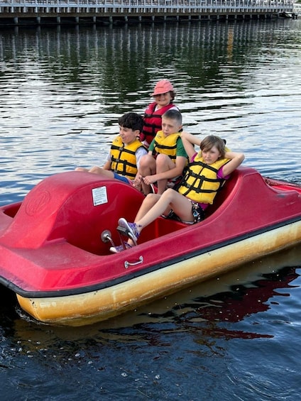 Picture 1 for Activity Natick: Lake Cochituate Pedal Boat Rental 3