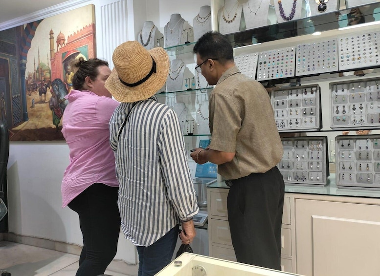A jewelry store with various items on display. 2