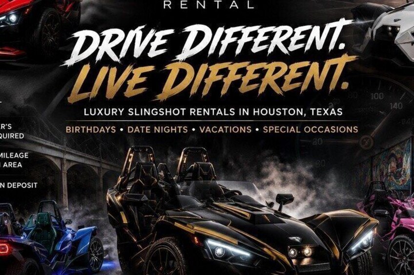 Polaris Slingshot Kemah boardwalk 3hr tour self guided 4