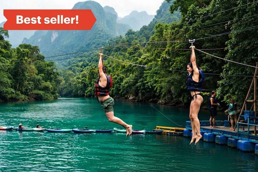Phong Nha: Paradise Cave & Dark Cave with Zipline & Mud Bath 1