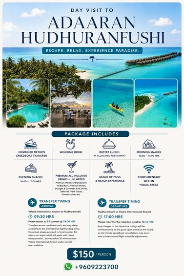 Picture 13 for Activity Adaaran Hudhuranfushi Resort Day Visit with Lunch 2